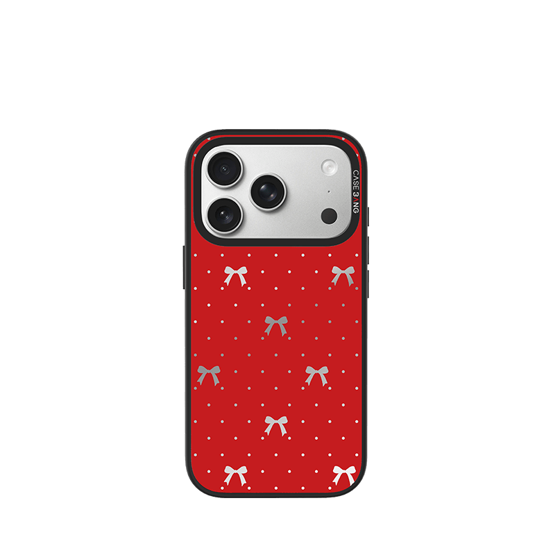 Classic Red Bow Imagisnap - CaseBangImagisnapCaseBangiPhone 17 Pro MaxBack Cover